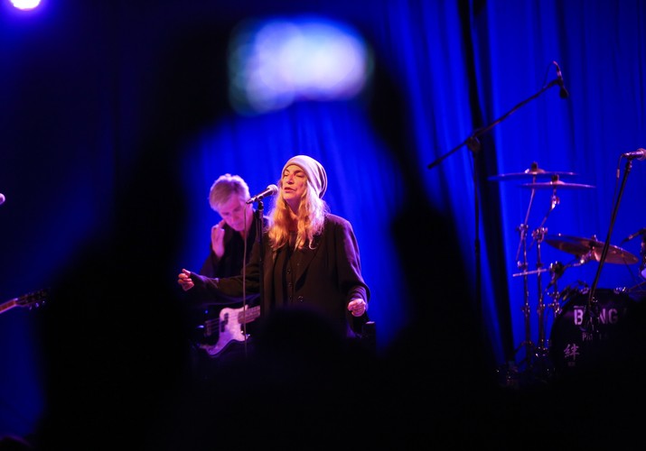 Patti Smith w Amfiteatrze w Parku Sowińskiego w Warszawie