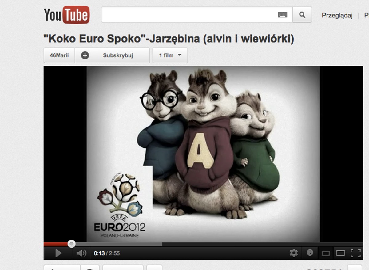Rusza szał parodii. "Koko Euro spoko" w wykonaniu wiewiórek!