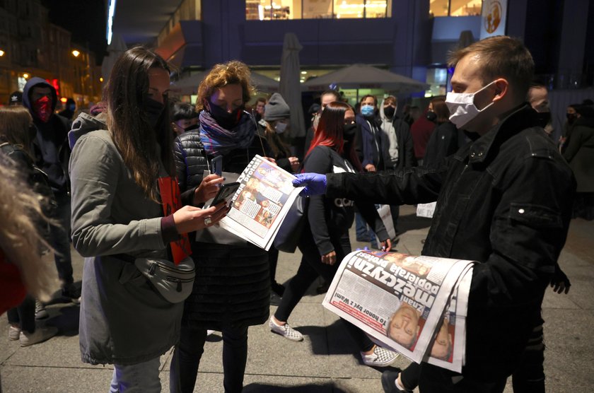 Protesty przeciw orzeczeniu Trybunału Konstytucyjnego