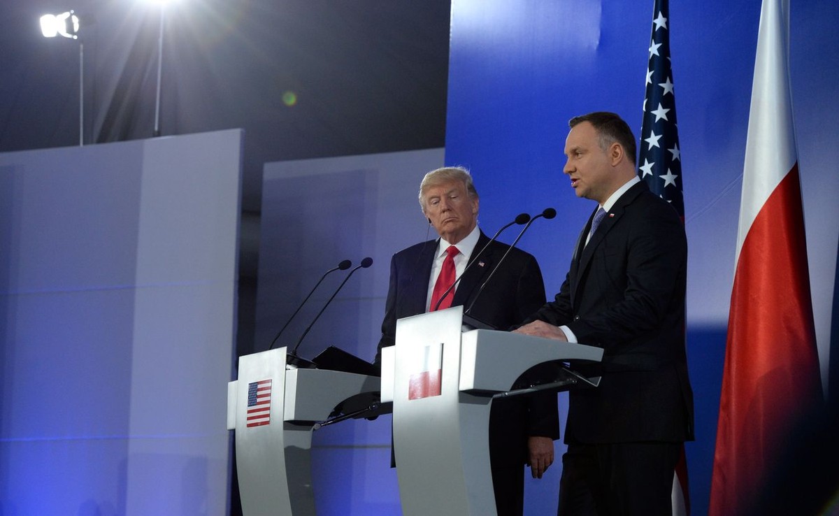 Donald Tump i Andrzej Duda