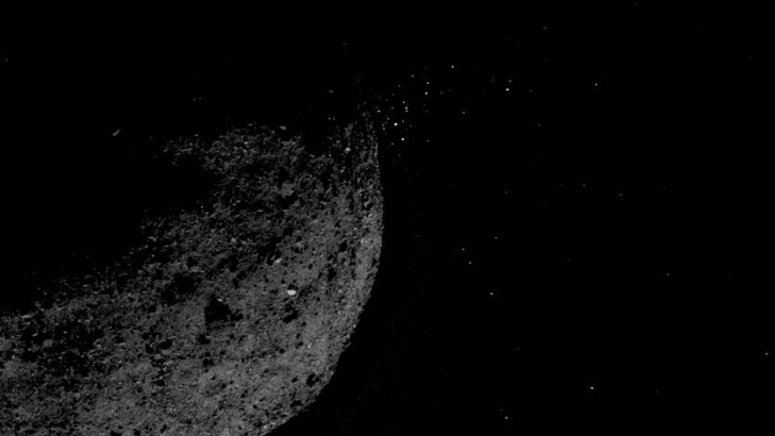 Asteroida Bennu, fot. NASA/Goddard/University of Arizona/Lockheed Martin