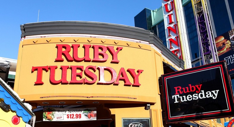 Ruby Tuesday has shut down more than one-third of its restaurants this ...