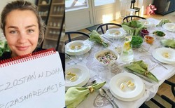 Fani oburzeni ilością nakryć na wielkanocnym stole Małgorzaty Sochy. Aktorka wyjaśnia
