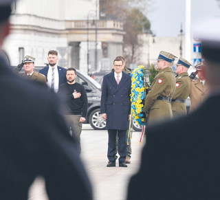 Ukraiński prezydent rozmawiał z premierem Mateuszem Morawieckim o dostawach broni