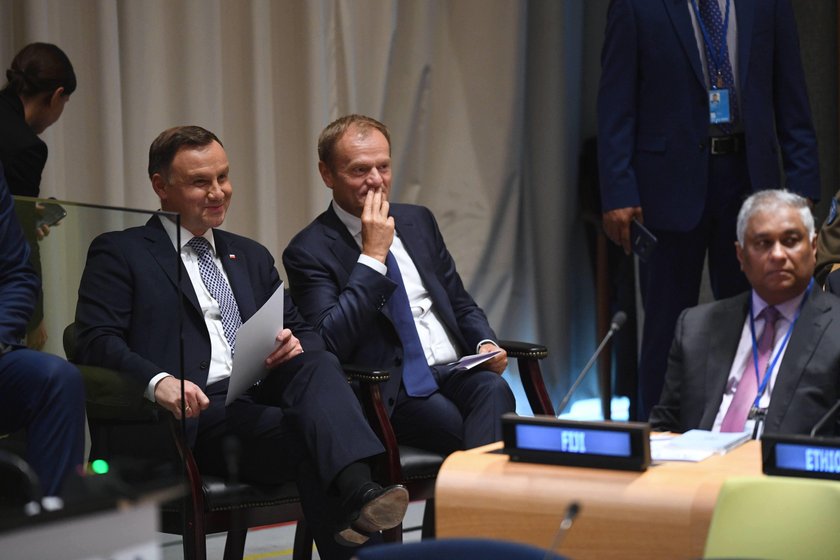 Andrzej Duda i Donald Tusk