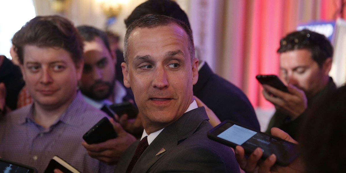 Corey Lewandowski, campaign manager for Republican presidential candidate Donald Trump.