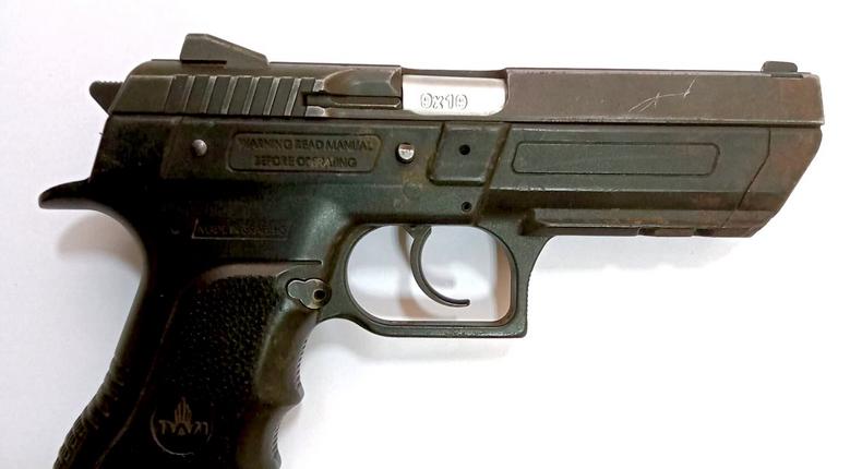 Police recover pistol was used to rob over Sh10 million from Nairobi's mobile money agents 