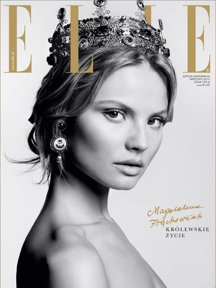 Magdalena Frąckowiak we wrześniowym numerze "ELLE"