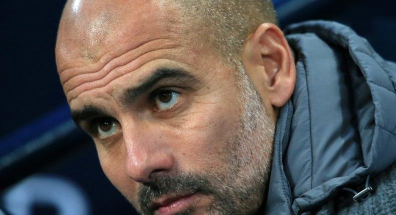 Pep Guardiola's Manchester City are two points clear at the top of the Premier League