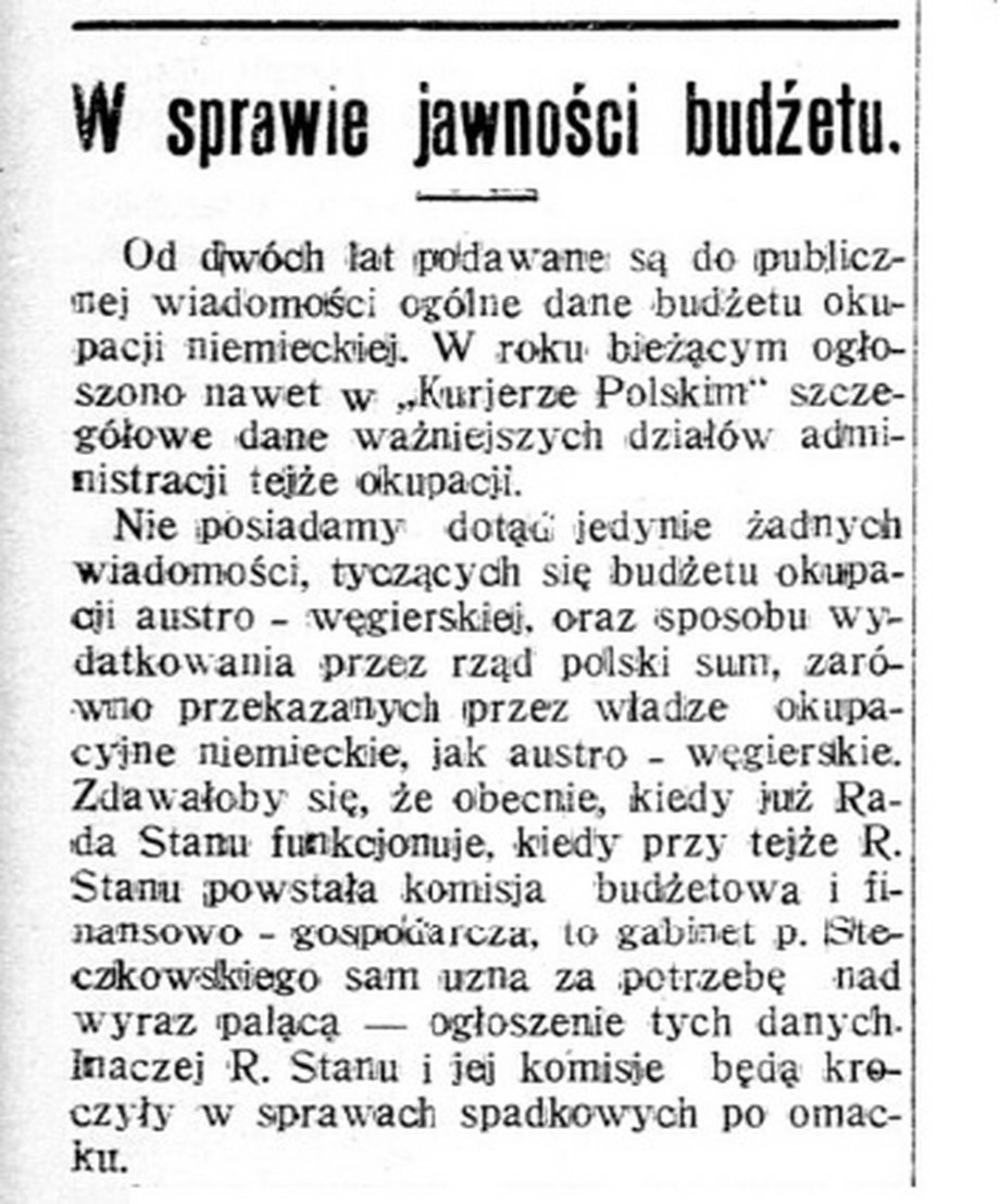 "Nowa Gazeta", 18.07.1918