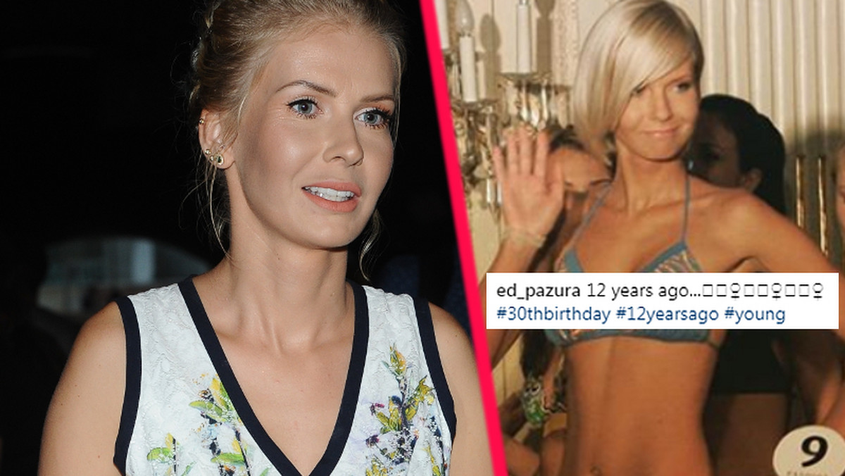 Edyta Pazura skończyła 30 lat. Z okazji urodzin pokazała na Instagramie swoje stare zdjęcie, pochodzące z wyborów piękności. Żona Cezarego Pazury ma na sobie tylko bikini.
