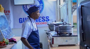 Nigerian Chef, Tope Maggie hits 135-hour cooking milestone