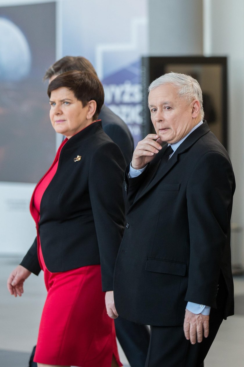 Beata Szydło i Jarosław Kaczyński