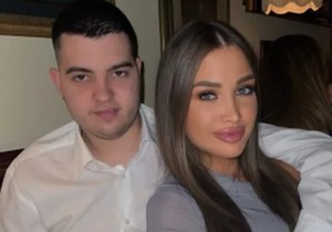 Luka Dačić i Milica Jokić 