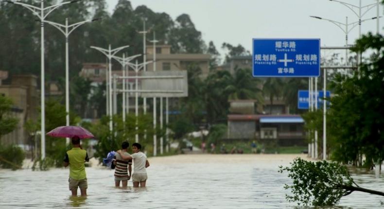 China tops the list of new displacements due to disasters, with 7.4 million people driven from their homes