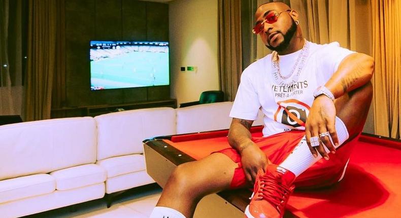 Nigerian music star David Davido Adeleke [Instagram/Davido]