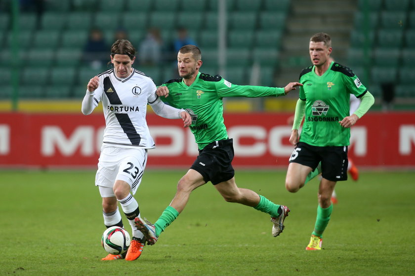 Legia Warszawa pokonała 2:1 Górnika Łęczna w 18. kolejce ekstraklasy