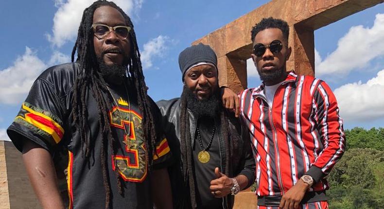 Patoranking and Morgan Heritage shoot latest video in Kenya (Instagram)