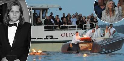 Agnieszka Woźniak-Starak na jeziorze Kisajno. To była nieco inna rocznica śmierci męża... [ZDJĘCIA + WIDEO]