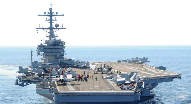 The USS George H.W. Bush.