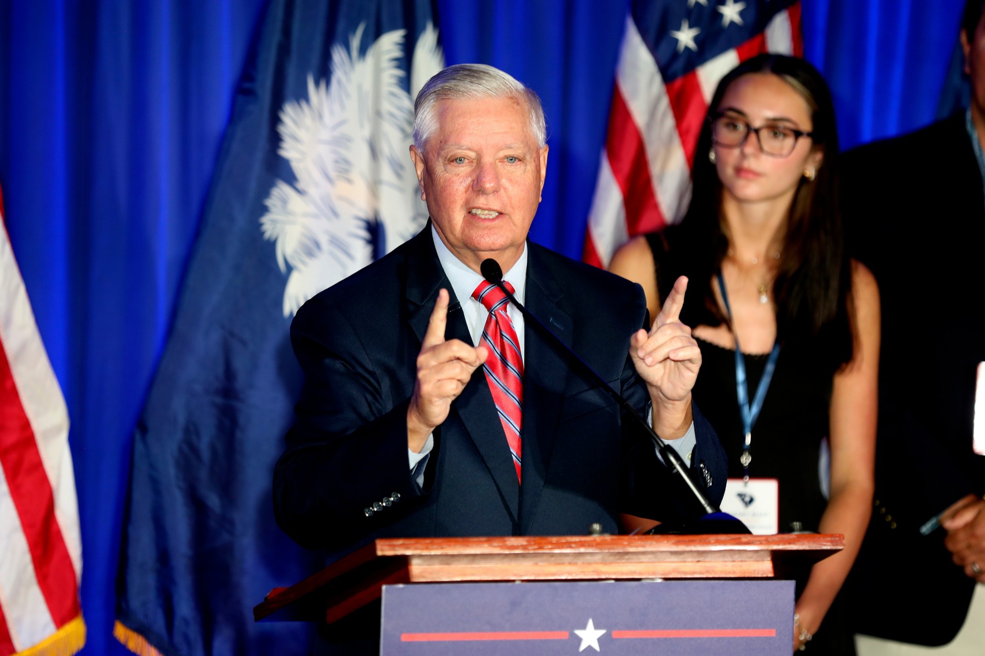 Americký republikánsky senátor Lindsey Graham.