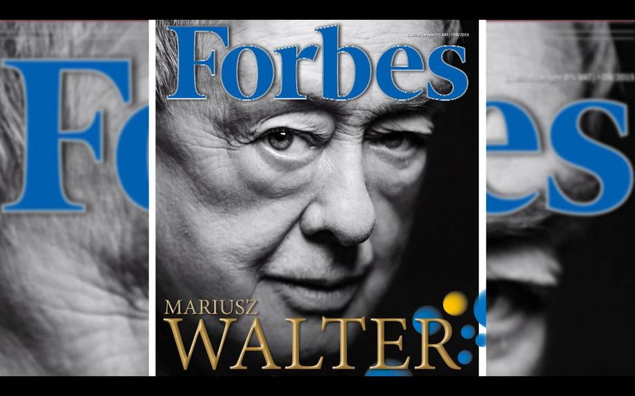 Mariusz Walter na okładce „Forbes”
