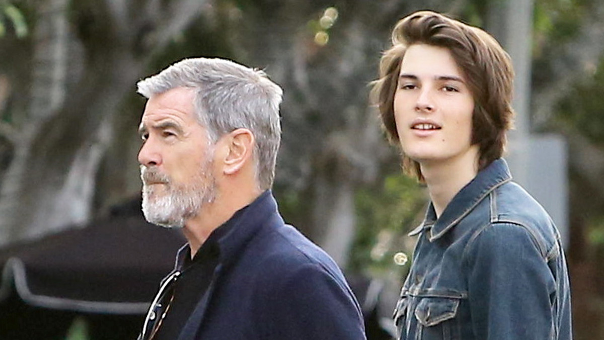 Pierce Brosnan z przystojnym synem Dylanem