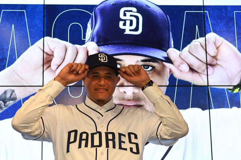 San Diego Padres Introduce Manny Machado