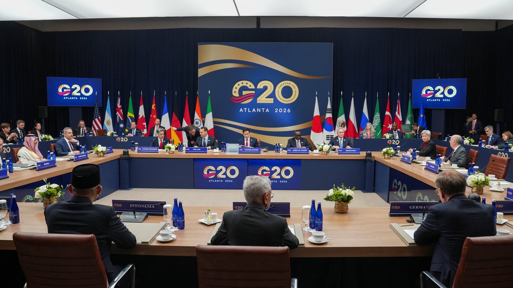Stretnutie ministrov zahraničných vecí G20 v americkej Atlante.