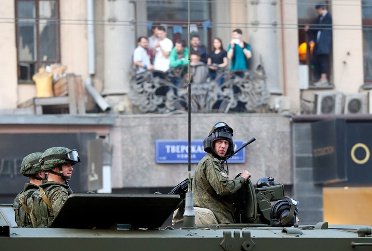 PRZYGOTOWANIA DO PARADY ZWYCIĘSTWA W MOSKWIE