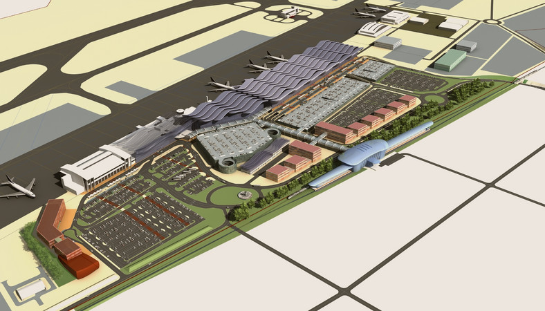 Ta będzie wyglądało lotnisko w Katowicach w 2032 r – wizualizacja (2) - Fot. Materiały prasowe Katowice Airport.