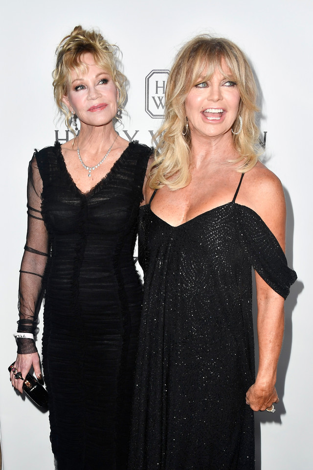 Melanie Griffith i Goldie Hawn na gali amfAR 2017