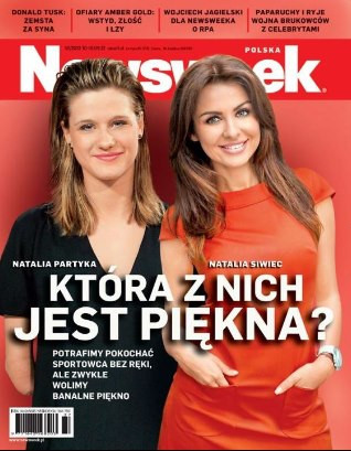 Natalia Partyka i Natalia Siwiec na okładce "Newsweeka"