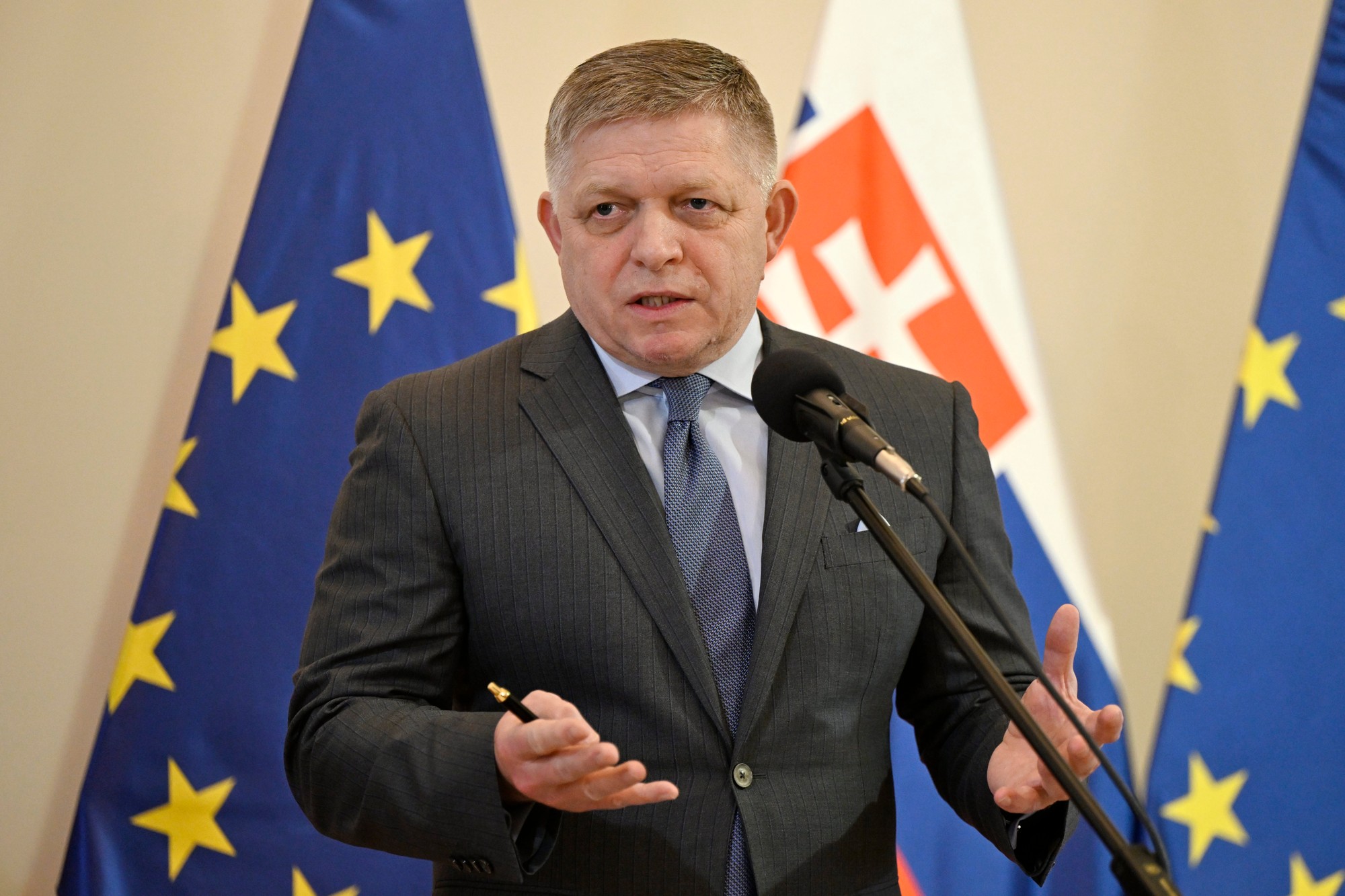 Predseda vlády SR Robert Fico. 