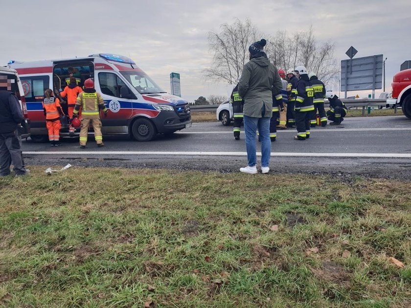 Groźny wypadek w Zimnicach Małych