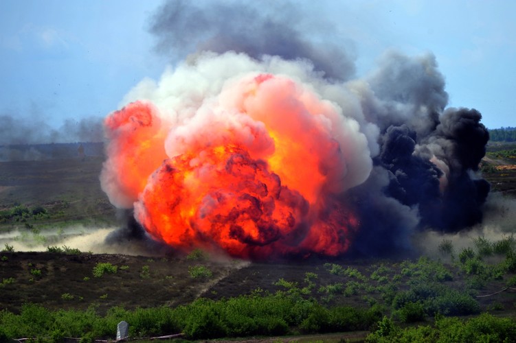 Ćwiczenia Puma 15 na poligonie poligonie w Drawsku Pomorskim <br><br>fot. (mb/cat) PAP/Marcin Bielecki