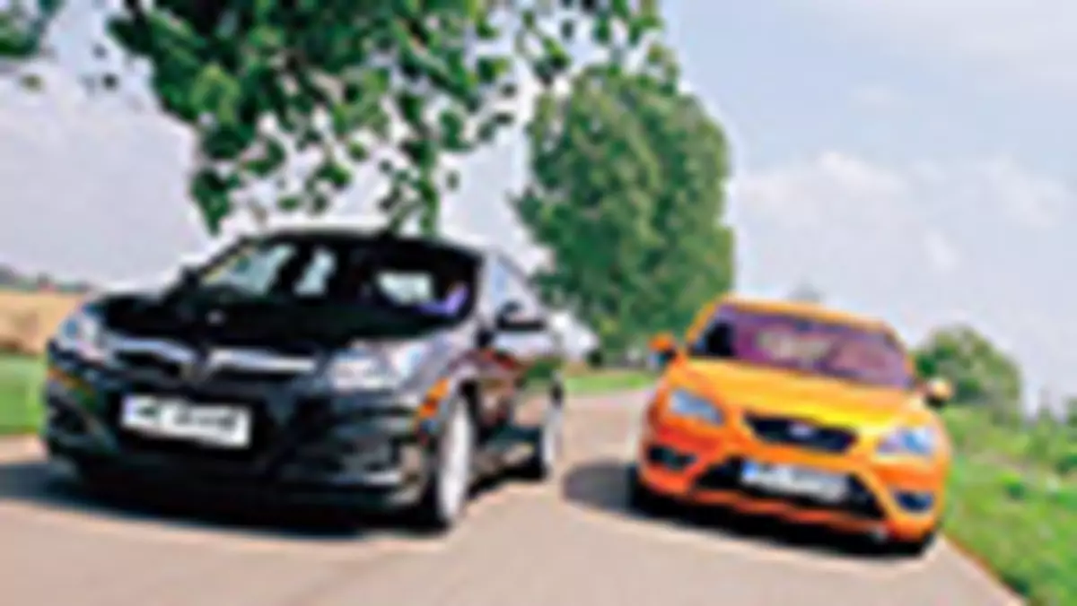Opel Vectra GTS, Ford Focus ST - Odmienne pomysły na dużą moc