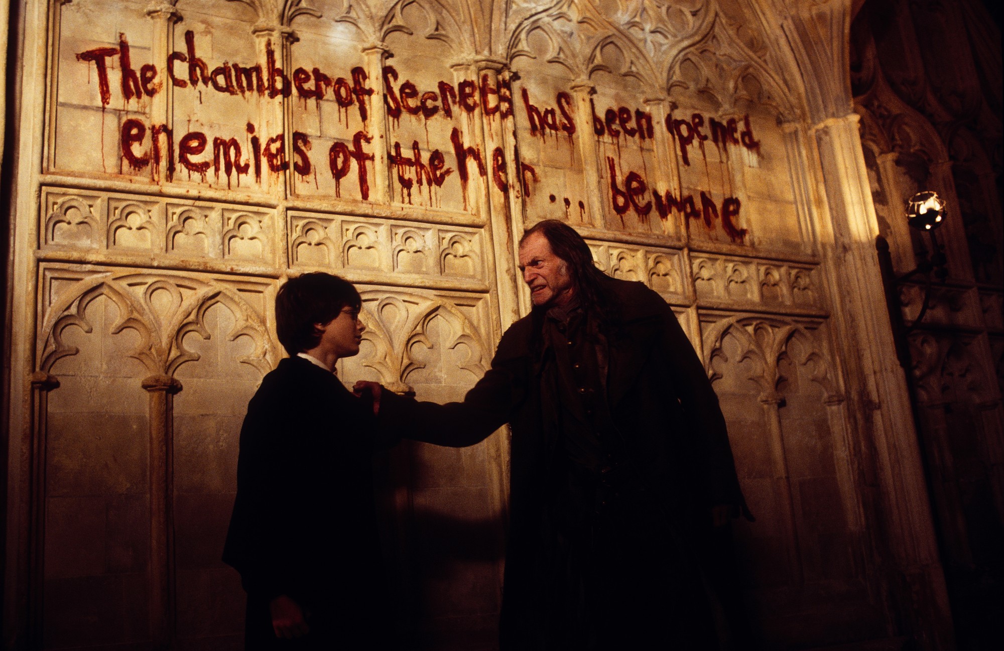 Záber z filmu Harry Potter a Tajomná komnata