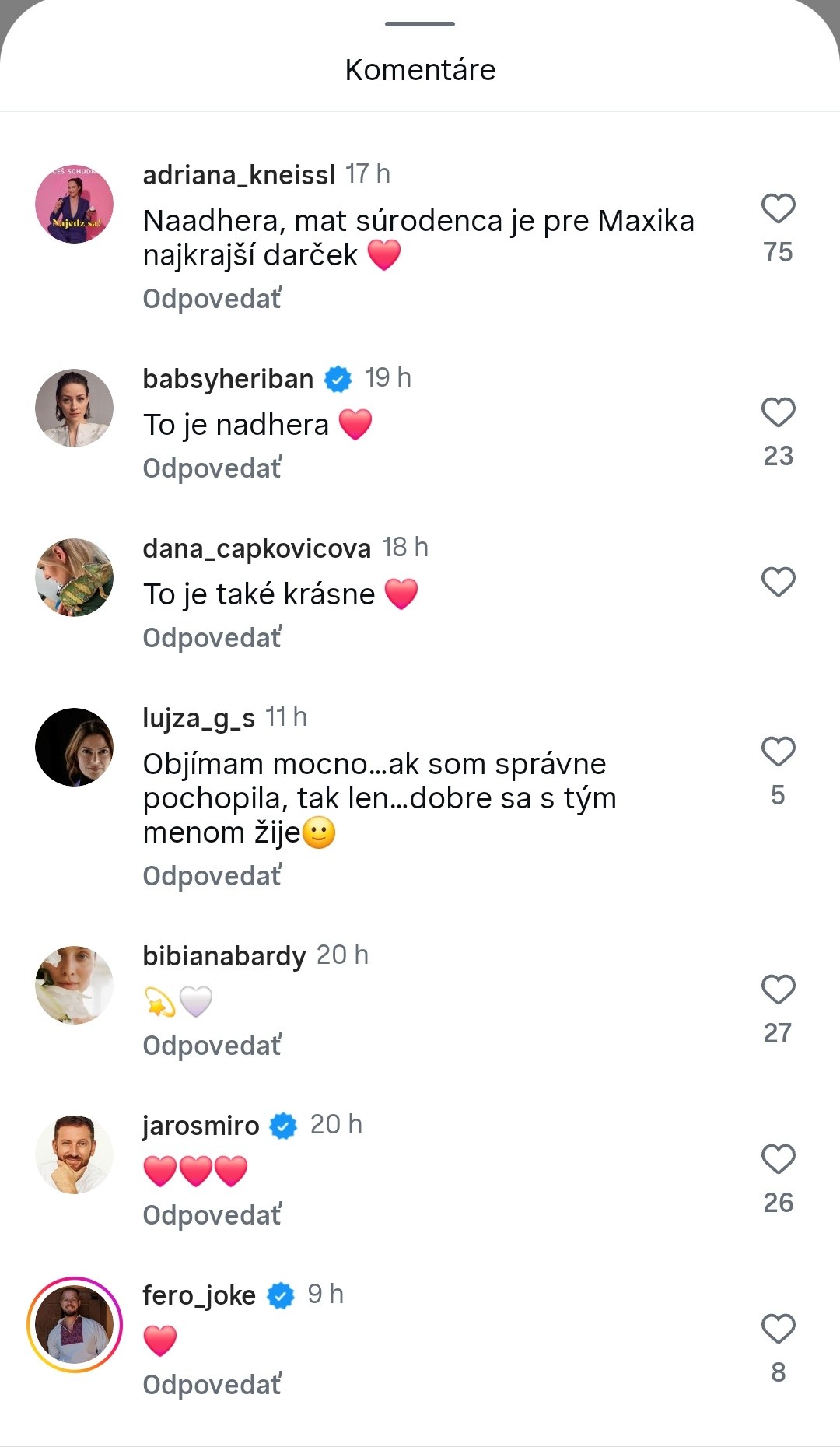 Známe tváre komentujú prvú rodinnú fotku Adely a Viktora Vinczeovcov so synom Maxíkom a dcérou Lujzou. 