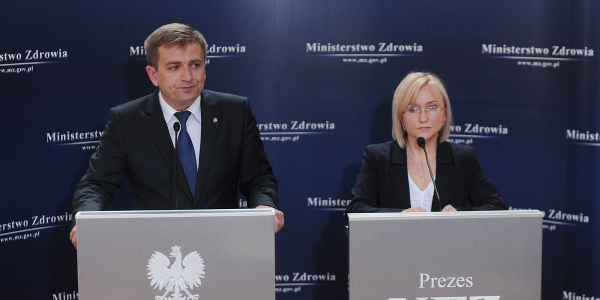 Bartosz Arłukowicz i Agnieszka Pachciarz