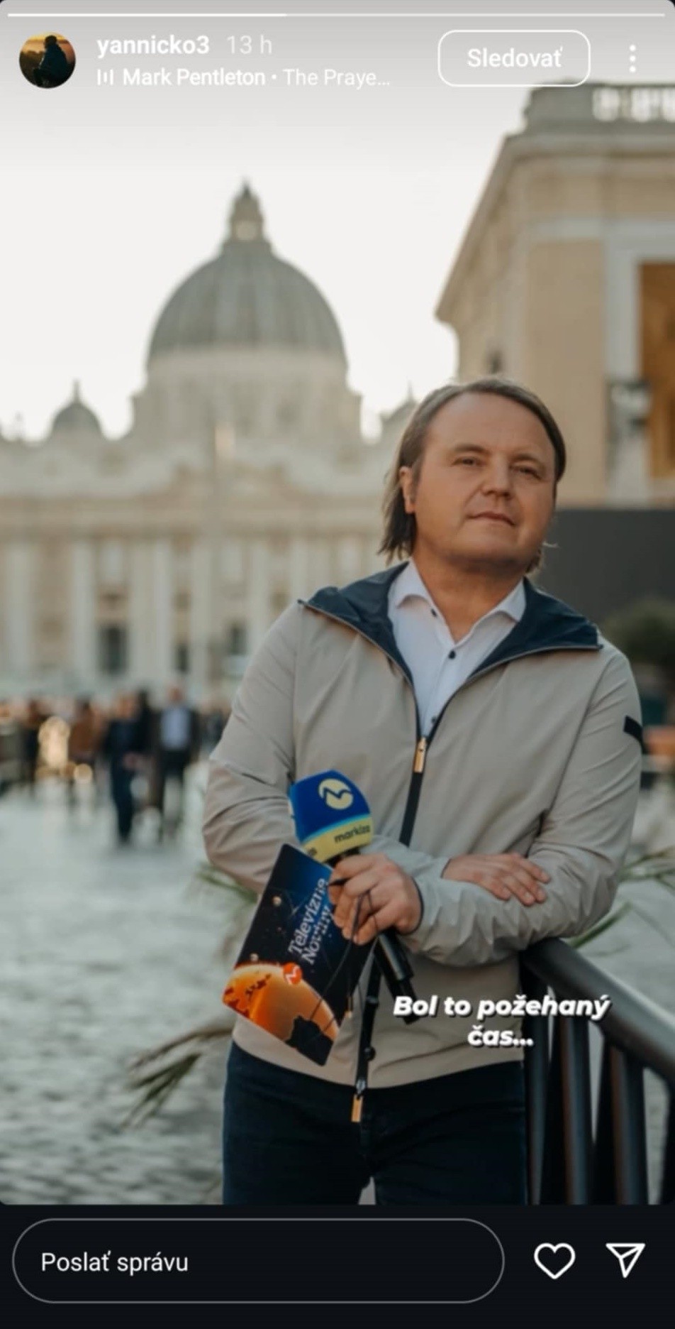 Ján Tribula počas pracovnej cesty vo Vatikáne.