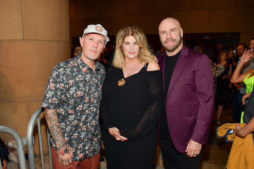 Fred Durst, Kirstie Alley i John Travolta w 2019 r.