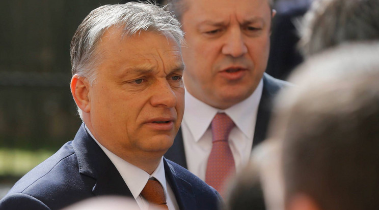 Orbán Viktor miniszterelnök és Giorgi Kvirikasvili grúz miniszterelnök / Fotó: MTI