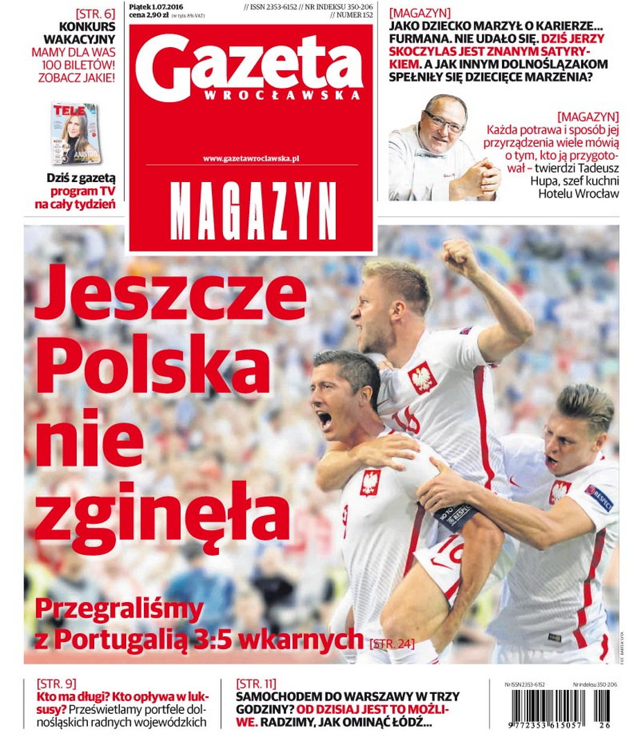 Okładka "Gazety Wrocławskiej"
