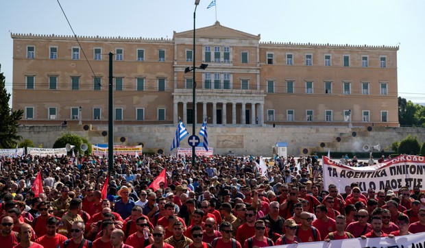 Štrajk civilnih službenika u Gčrkoj 21. septembra