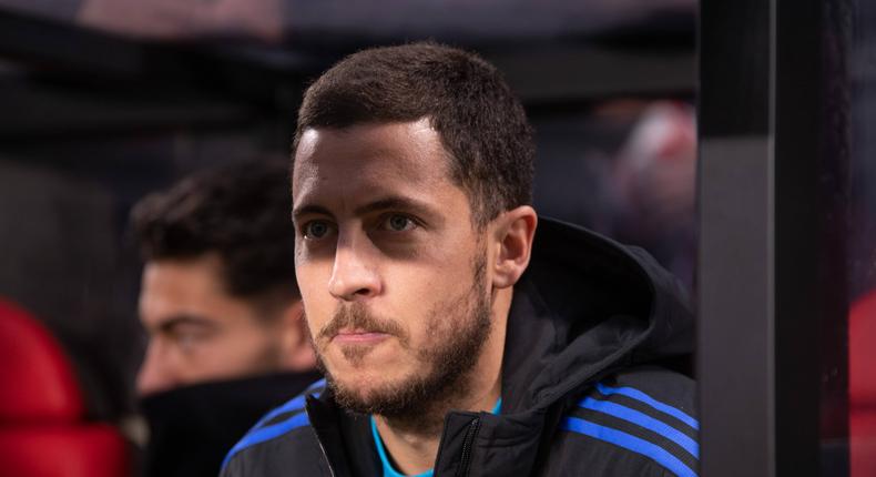 Eden Hazard was once again an unused substitute on Saturday night against Rayo Vallecano