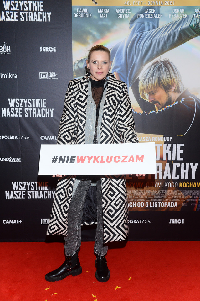 Maria Sadowska na premierze filmu "Wszystkie nasze strachy"