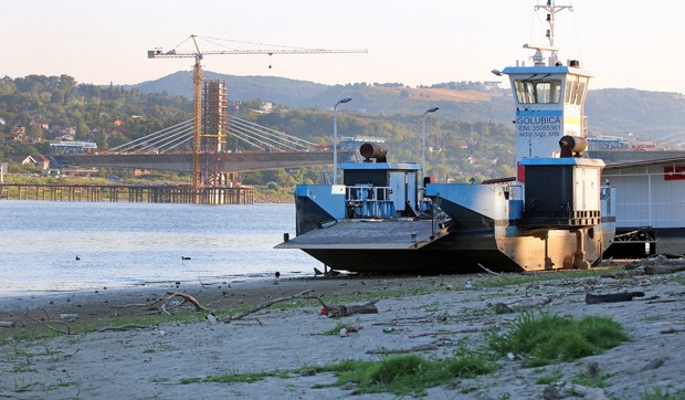 Novi Sad, presušio Dunav