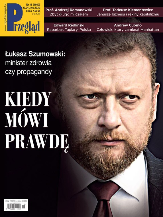 Okładka tygodnika "Przegląd"