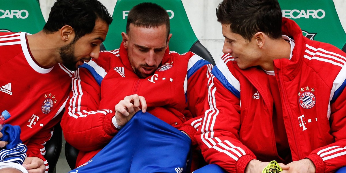 Robert Lewandowski, Frank Ribery